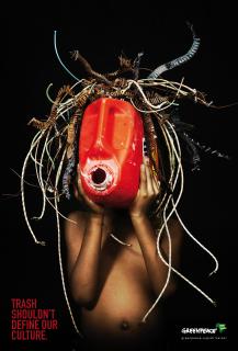 Greenpeace: African Trash Masks 'Red Mask'